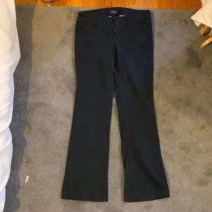 American Eagle Black Khaki Stretch Pants